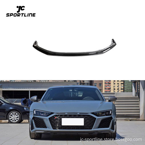 Dry Carbon Fiber Front Lip Spoiler Splitter for Audi R8 V10 2023